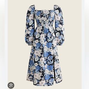 J.Crew Linen Daydream Dress in Zinnia Floral